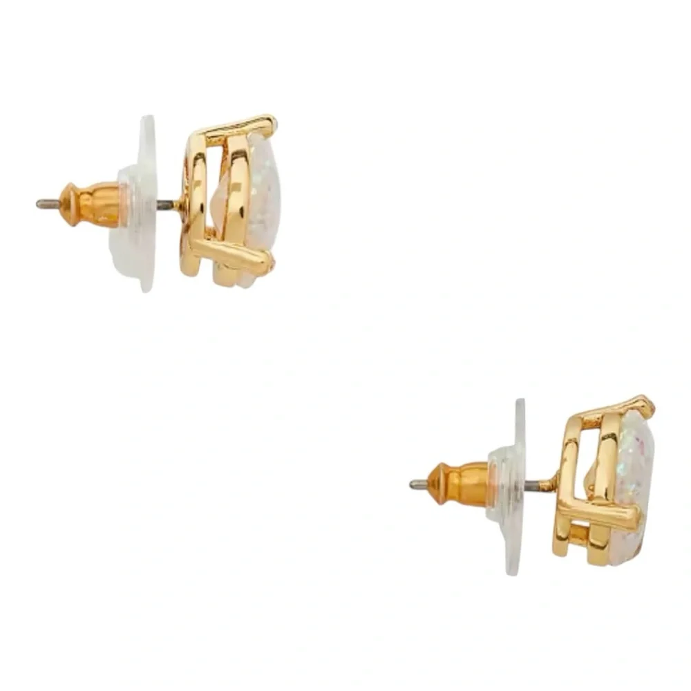 Kate Spade RISE AND SHINE Opal Glitter Stud Earrings NWT - Picture 3 of 12